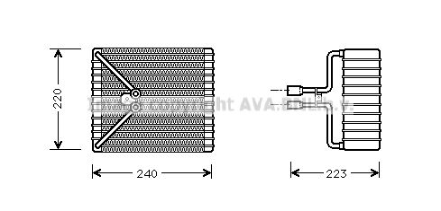 AVA QUALITY COOLING garintuvas, oro kondicionierius FDV273